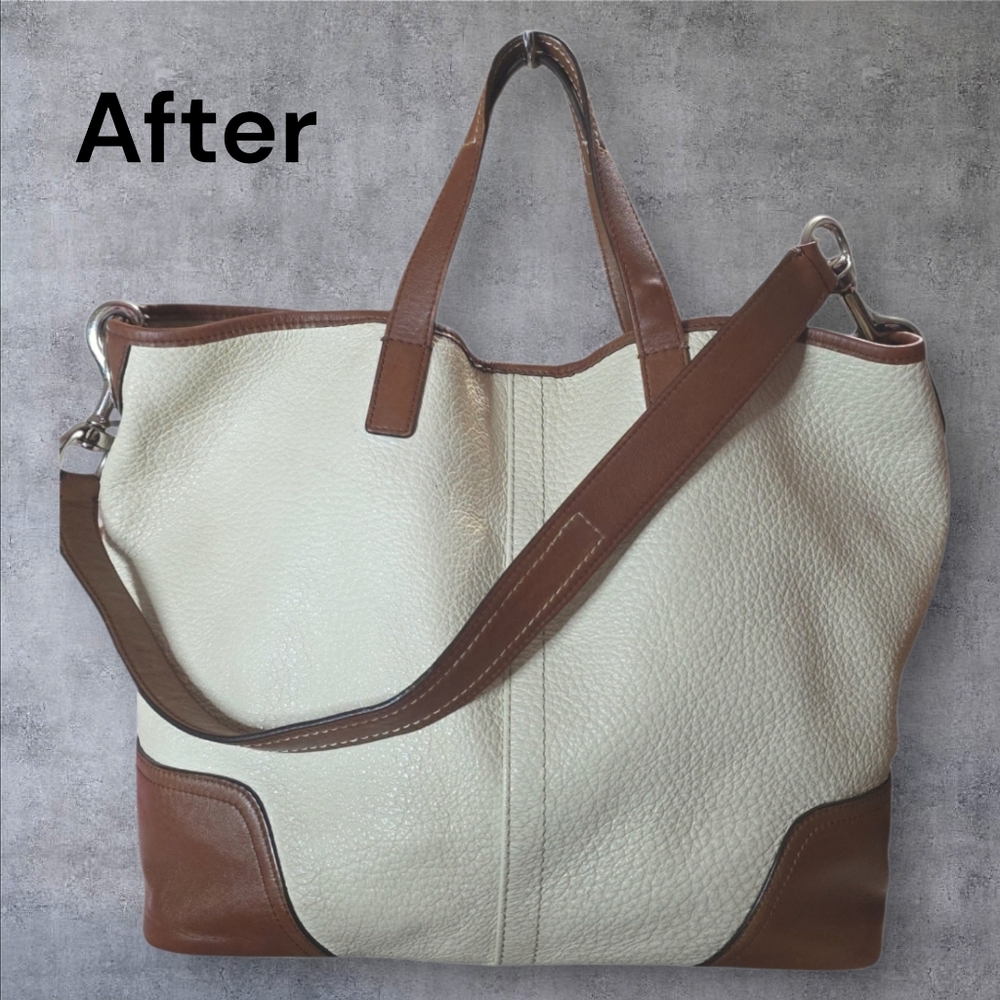 COACH 2014 Hadley Leather Medium Pebbled Leather Shoulder Bag - Picture 11 of 11